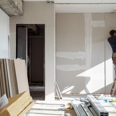 Travaux de rénovation d'une pièce de vie à Arcachon