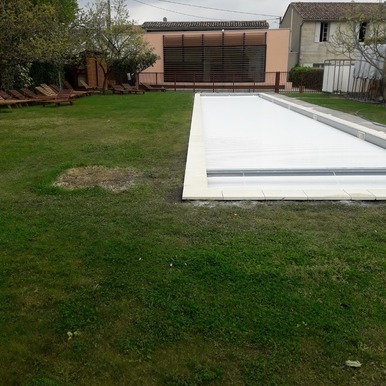 Travaux de construction de piscine près de Lège Cap Ferret