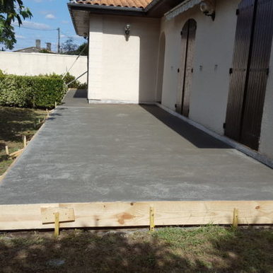 Travaux d'aménagement extérieur près de Lège Cap Ferret