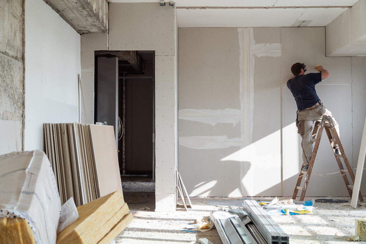 Travaux de rénovation d'une pièce de vie à Arcachon