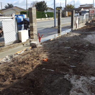 Travaux d'aménagement extérieur près de Lège Cap Ferret